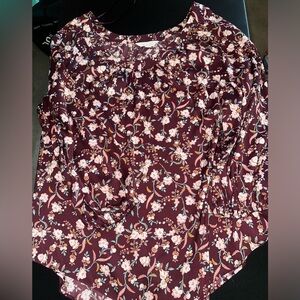 Lauren Conrad long sleeve blouse